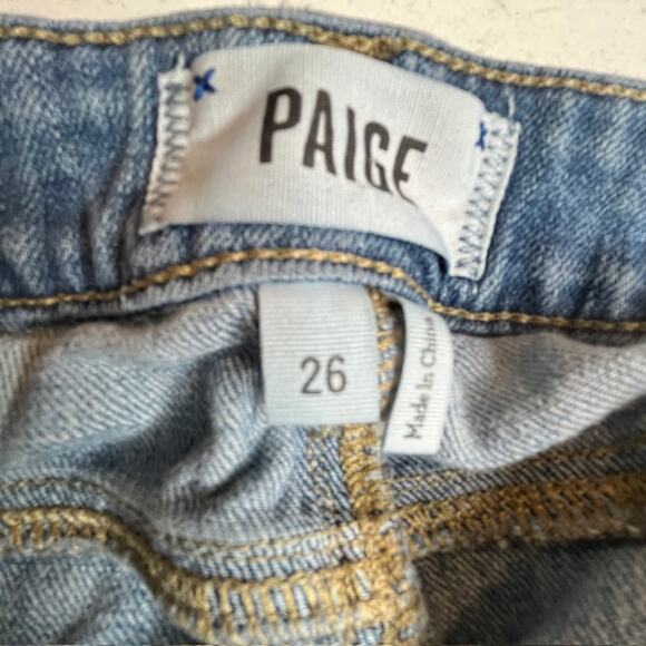 Paige Jimmy Jimmy Distressed Jean Shorts Size 26 - Picture 10 of 11